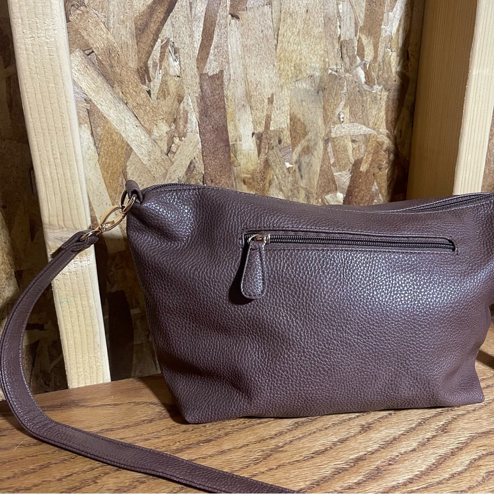 Steve Madden Brown Leather‎ Crossbody Bag - Picture 2 of 5